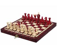 PETIT ÉCHECS ROYAL, couleur CERISE (30x30cm)