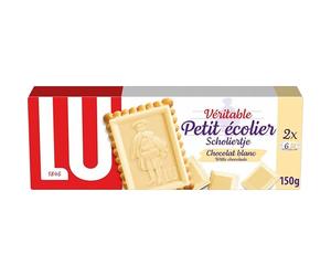 PETIT ECOLIER choco,blanc 150g