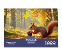 Petit écureuil 1000 Pièce Puzzle Jeu De Famille Créatif Jigsaw Puzzles Jeu De Défi Unique pour Adultes Et Enfants 70x50cm/1000pcs