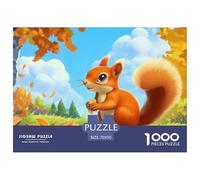 Petit écureuil 1000 Pièce Puzzle Jeu Éduchatif Créatif Jigsaw Puzzle Défi Couleur pour Adultes Et Enfants 70x50cm/1000pcs
