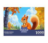 Petit écureuil 1000 Pièces Puzzle Adulte Un Puzzle Difficile Jeu De Puzzle pour Toute La Famille Divertissement Puzzles Classiques pour Adultes Et Enfants À Partir De Cadeaux pour Femmes Cadeaux Pou