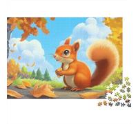 Petit écureuil Puzzle 1000 Pièces Educa Jouet en Bois Cadeau Unique De l'art De La Décoration Jeu Éduchatif Challenge Toy Adultes & Enfants des 14 Ans (75x50cm)
