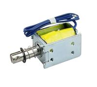 Petit électro-aimant DC12V24V, solénoïde magnétique miniature, cadre ouvert, course de 10mm, peut fonctionner de longues heures