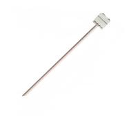 Petit électrocouple platine rhodium WRP100 WRR100, thermocouple for four à moufle, indice S, type B, R(B type 8x100 non-standard)