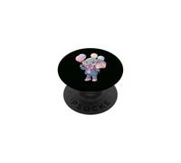 Petit Éléphant avec des Ballons et des Glaces Éléphant PopSockets PopGrip Adhésif