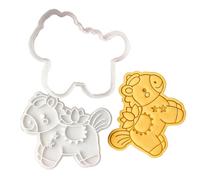 Petit emporte-pièce - Fournitures de cuisson faciles à démouler | Emporte-pièce en forme de cheval | Pour les vacances, les fêtes, la maison, la cuisine, l'appartement, le Nouvel An, la famille, les