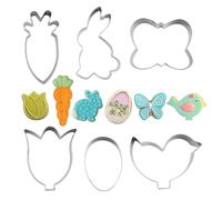 Petit emporte-pièce, moule anti-adhésif en acier inoxydable pour œufs de Pâques | pour la cuisson, le chocolat, les bonbons, les fêtes, les amateurs de bricolage