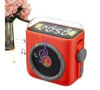 Petit Enceinte Portable | Lecteur de Musique Magnétique | Enceinte de Voyage avec Clip Dos | pour Salle d'étude à Domicile, Pique-Nique, Fête, Voyage, Fitness Workout