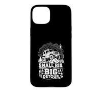 Petit Engin Big Detour, Design Tout-Terrain Compact et Amusant Coque pour iPhone 15 Plus