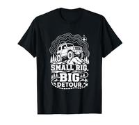 Petit Engin Big Detour, Design Tout-Terrain Compact et Amusant T-Shirt Graphique avec Valeur