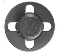 Petit enjoliveur VW en plastique noir pour jantes en tôle