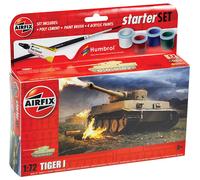 Petit Ensemble Pour Débutants - Char Tiger I 1:72 Maquette En Plastique AIRFIX