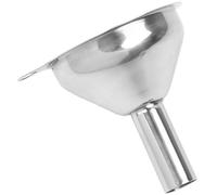 Petit Entonnoir en Acier Inoxydable Argenté, Mini pour Liquides | Rangement Suspendu, Surface Lisse, Résiste à Flexion, pour Bocaux, Sauce Soja, Hôtel et Mise en Bouteille