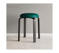 Petit Escabeau Banc de Tabouret Salle à Manger Simple et Moderne, Rond Salon Maison, Restaurant, Bas empilable(D)