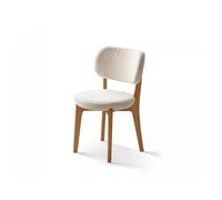Petit Escabeau Tabouret de Dressing en Bois Massif, Moderne et Simple, Blanc, for Chambre à Coucher, Velours d'agneau, Chaise avec Sac Souple(A)