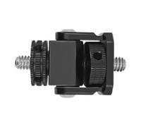 Petit escargot PTZ réglable pour appareils photo et moniteurs avec filetage 1/4 en alliage d'aluminium Noir Stabilisateur de caméra vidéo