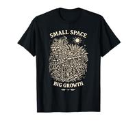 Petit Espace Grand Jardinier de Croissance, Jardinage Urbain Art Populaire T-Shirt
