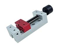 Petit étau de presse en aluminium de 50 mm - Portable - Pour bancs de table - Outil de fixation - Petite pince plate pour le travail du bois