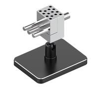 Petit étau de table portable 2 en 1 - Outil de serrage réglable pour modélisation - Accessoires de table amovibles - En aluminium léger
