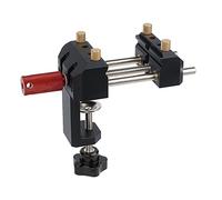 Petit étau en aluminium pour établi - Portable - Pour bijoutiers, loisirs créatifs, travail du bois - Pinces robustes - Léger et souple - Pour atelier - Deux mâchoires sur petit étau