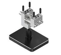 Petit étau, étau de bureau 2 en 1, pince portable de précision, construction robuste, 10 x 6 x 12 cm, mécanisme de libération rapide, idéal pour la fabrication de bijoux, le travail du bois, le garage