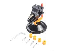 Petit étau pivotant à 360 degrés et pince à ventouse pour un maintien précis des petits composants sur des surfaces lisses comme le verre et le bois