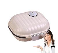 Petit étui à pilules portable pour sac à main, 7 compartiments, étanche, organisateur de médicaments, rangement pour pilules, huile de poisson et boucles d'oreilles, boucles d'oreilles