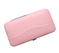 Petit étui à pinces pour extensions de cils, sac de rangement vide en cuir synthétique, étui de voyage portable pour greffage de cils, outils de maquillage, ciseaux, brosse à cils, rose