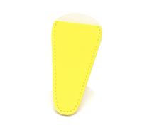 Petit étui de ciseaux de broderie de couleur unie - Manchon de couture - Recourbe-cils - Sac de protection - Outil de coupe de fil - Ciseaux artisanaux, jaune