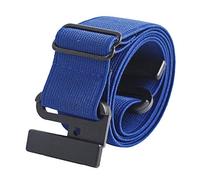 Petit étui de téléphone à rabat avec passants de ceinture réglable, bleu, taille unique