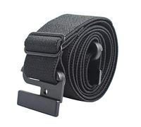 Petit étui de téléphone à rabat avec passants de ceinture réglable, Noir , taille unique