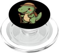 Petit Explorateur de Raptors. Jolie Aventure avec Un Dinosaure Kawaii PopSockets PopGrip pour MagSafe