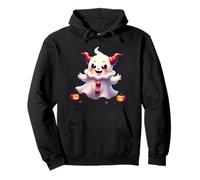 Petit fantôme Halloween Clown maléfique Style Kawaii Sweat à Capuche