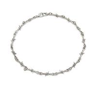 Petit Fil Ronces Fer Unisexe Collier Ras du Cou Femmes Hip-Hop Gothique Punk Style Fil De Fer Barbelé Petites Épines Chaîne Ras du Cou Cadeaux