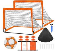 Petit filet de football, cible de football jeune, ensemble de filet de football émergent portable | Équipement de pratique pour activités sportives de plein air pour filles