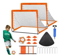 Petit filet de football, cible de football pour jeunes | Kit de filet de football pop-up portable - Équipement pour filles, activités d'entraînement pour la plage scolaire