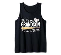 Petit-Fils de Baseball Funny Grandma Débardeur