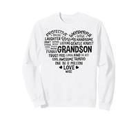 Petit-Fils Petit-Enfant Homme Papa frère Oncle Fils Sweatshirt