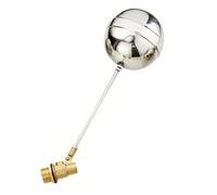 Petit flotteur pour citerne, Robinet à tournant sphérique flottant en laiton et acier inoxydable multicolore 1/2-3/4 pouce(1/2")