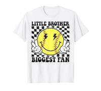 Petit frère rétro, plus grand fan de softball, frère garçon T-Shirt