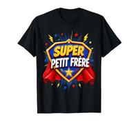 Petit Frère Super Héros Badge pour garçon T-Shirt