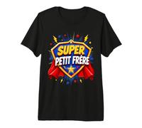 Petit Frère Super Héros Badge pour garçon T-Shirt Haut de Gamme