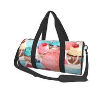 Petit gâteau Tasse à thé, Sac de Voyage de Grande capacité, Sac à Main Rond, Sac de Voyage de Sport, fourre-Tout, Sac de Fitness