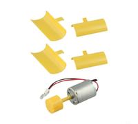 Petit générateur DC éolienne Kit de construction 1 W 8 V Boîte d'expérimentation physique pour la production d'électricité avec LED pour l'école, le laboratoire et les projets de bricolage 200 x 190 x