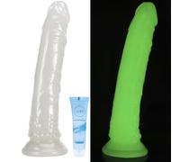 Petit gode anal de 20 cm avec ventouse pour une utilisation mains libres, adapté aux débutants, aux femmes, aux hommes et aux couples peut être utilisé pour la stimulation du point G et la pénétrati