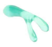 Petit Gratte Nez Y Forme en Résine, Outil de Beauté Portable Bleu | Texture Naturelle Polie, Bords Lisses, Usage Voyage ou Spa, pour Soin Nasal et Côtés