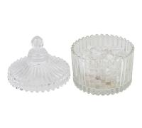 Petit gravier de cristal naturel avec ensemble de bols en verre, quartz clair, quartz rose, citrine, améthyste,pour la méditation, la fabrication de bijoux, la décoration de la maison (blanc, 120g)