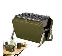 Petit gril à charbon portable, gril à charbon portable | Petite grille pour cuisiner en plein air,Réchaud pliable pour le camping, le patio à l'arrière et n'importe où pour cuisiner en plein air