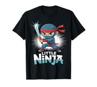 Petit Guerrier de Dessin animé Ninja T-Shirt