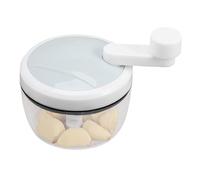Petit haché artisanal : ail haché et légumes compacts, outil manuel alimentaire, viande hachée pour usage domestique | Mini robots de nourriture pour ail et oignon, hachés portables pour cuisson